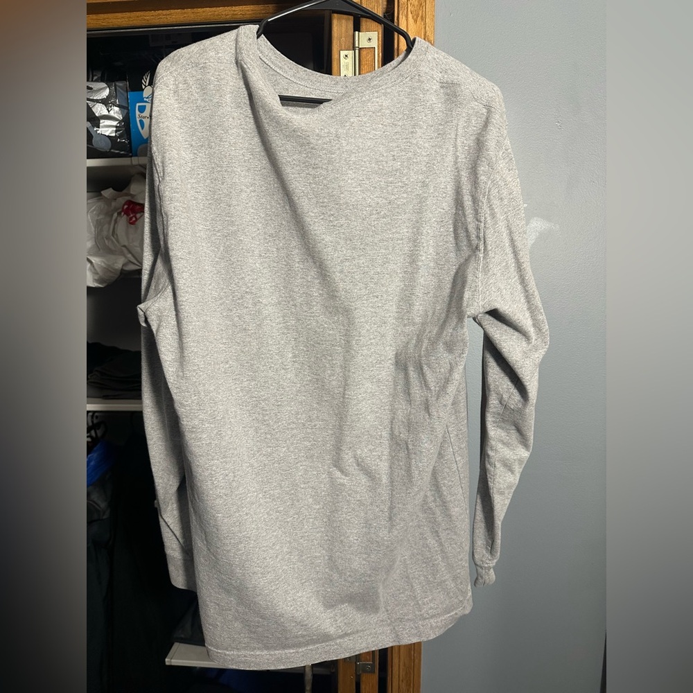 Carhartt Long Sleeve Workwear Pocket Tee – Gray, Original Fit, Size M - Picture 2 of 3